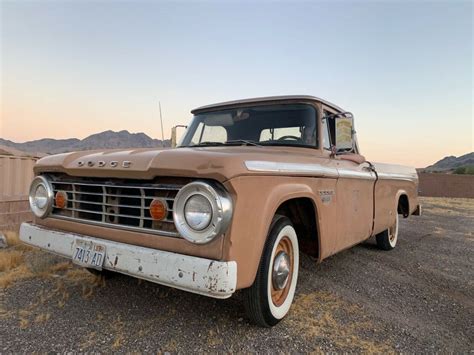 Dodge D100 1967 Sweptline Pick Up Truck Mopar For Sale Photos