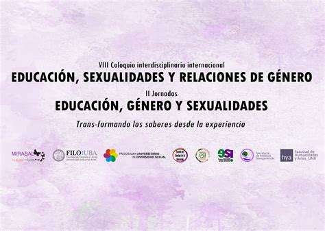 Viii Coloquio Interdisciplinario Internacional EducaciÓn Sexualidades Y Relaciones De GÉnero