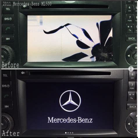 Lcd Replacement Service For Mercedes Comand Navigation System Radio Mo German Audio Tech