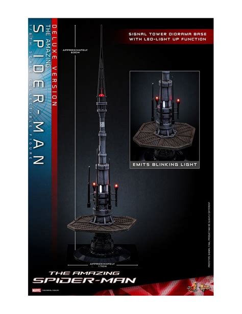 Hot Toys Movie Masterpiece The Amazing Spider Man Scale Collectible Figure Deluxe Edition