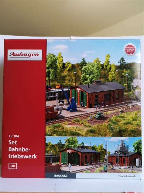 Auhagen Spur H Set Bahnbetriebswerk Bausatz Neu In Ovp