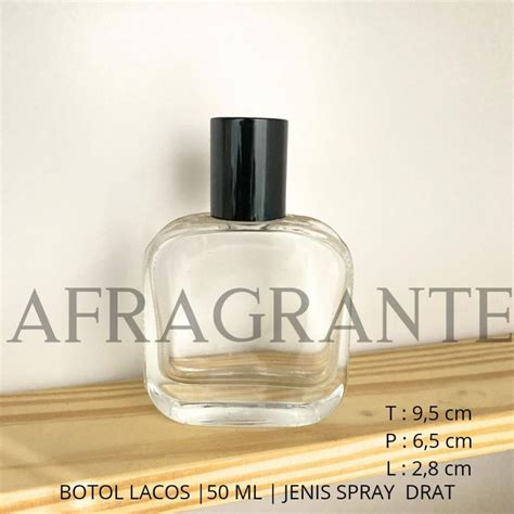 Jual Botol Parfum Lcs Ml Drat Bening Tutup Hitam Botol Parfum Isi