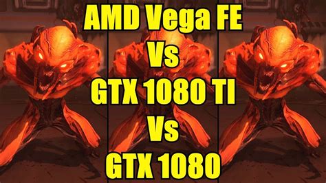 Doom Vulkan Amd Vega Frontier Edition Vs Gtx 1080 Ti Vs Gtx 1080 4k