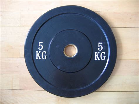 China 5kg Rubber Bumper Weight Plate China 5kg Bumper Bumper