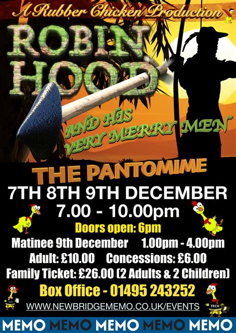 Robin Hood - Pantomime — Newbridge Memo