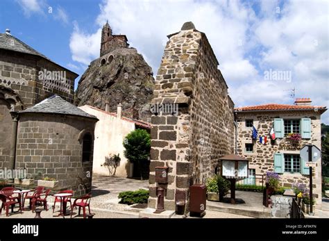 Saint Michel Daiguilhe Chapel Le Puy En Velay Volcanic Cones Massif