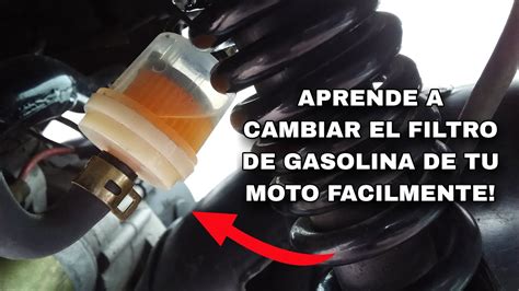 Como Cambiar Filtro De Gasolina A Motoneta Youtube