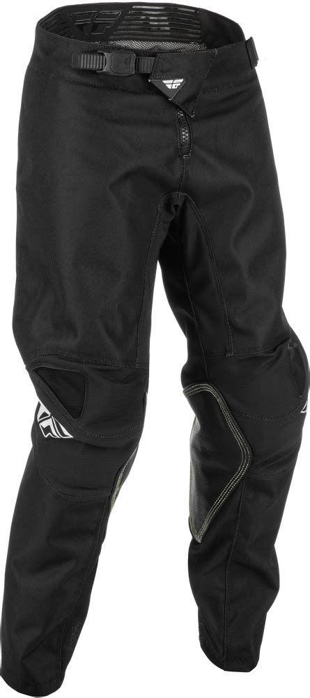 Fly Racing Youth Kinetic Rebel Pants Black White Aomc Mx