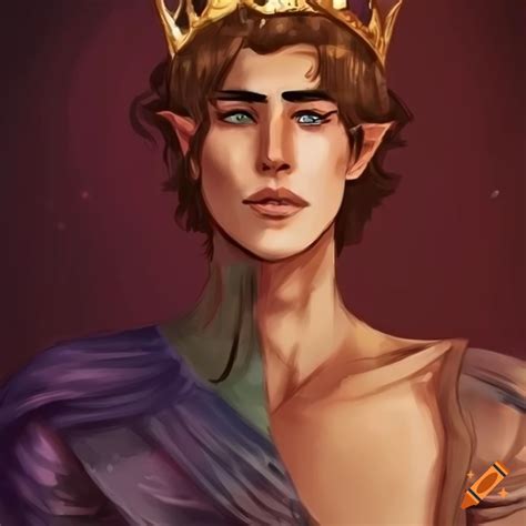 Fanart Of Cardan Greenbriar From The Cruel Prince With A Crown On Craiyon