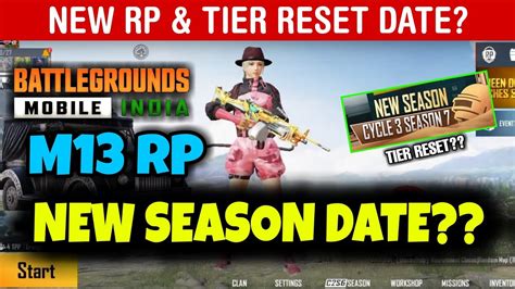 Bgmi Main Tier Reset Kab Hoga Bgmi New M13 Royal Pass Kab Aayega