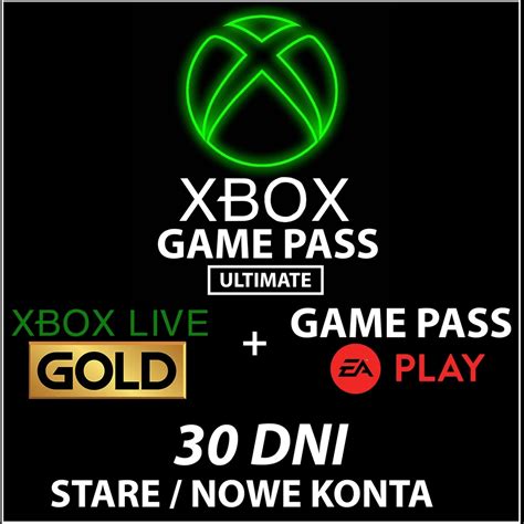 Xbox Game Pass Ultimate Stare I Nowe 30 Dni Gold 12687952689