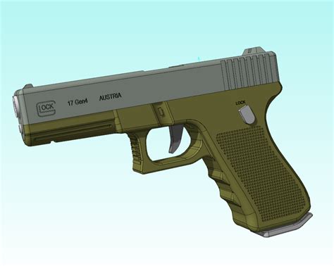 Archivo 3d Réplica De La Glock 17 Resorte De Réplica 🔫・objeto De Impresión 3d Para Descargar・cults