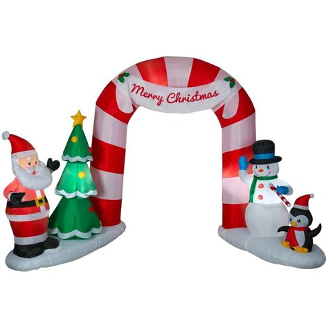 Holiday Living 7 91 Ft Lighted Archway Christmas Inflatable At