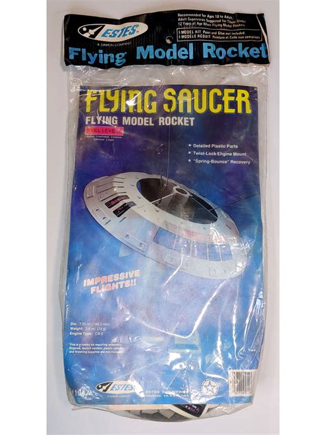 Buy Estes Flying Saucer Flying Model Rocket Kit 1947 Launch Lab