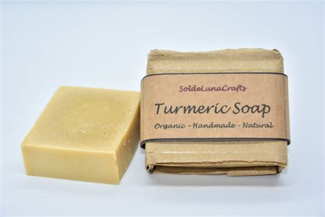 Turmeric Soap Soldelunacrafts For Acne And Skin Scars