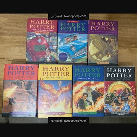 Complete Harry Potter Book Set Bloomsbury Uk Edition Hb Collectible