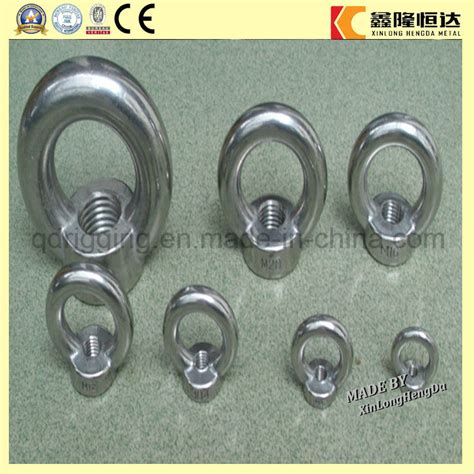 Electric Galvanized Lifting Din Eye Bolt Din Eye Nut Steel M