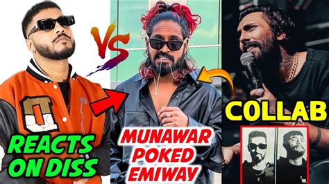 Munawar Poked Emiway Again Shots On Kr Na By Bantai Records Raga X