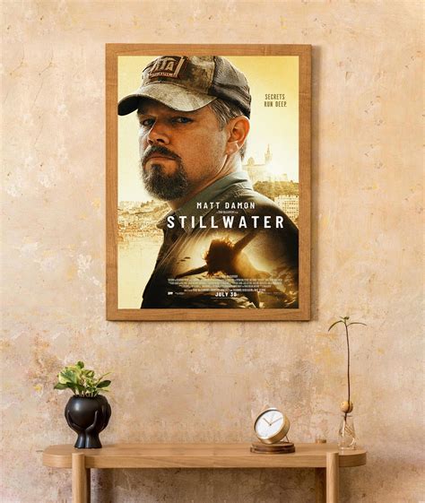 Stillwater Movie Poster Silk Cloth Art Print Decor Size Etsy