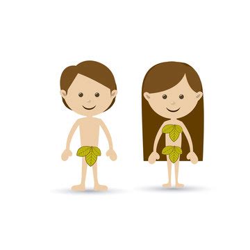 Adam And Eve Cartoon Images – Browse 339 Stock Photos, Vectors, and ...