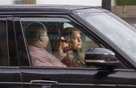 Kelly Brook And Big Narstie Filming A Slimfast Advert In Central London 11242023 • Celebmafia