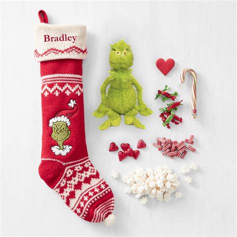 Williams Sonoma X Pottery Barn Kids Grinch™ Stocking Williams Sonoma