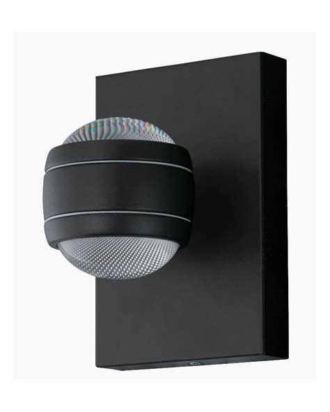 Aplique Exterior Led Preto Eglo