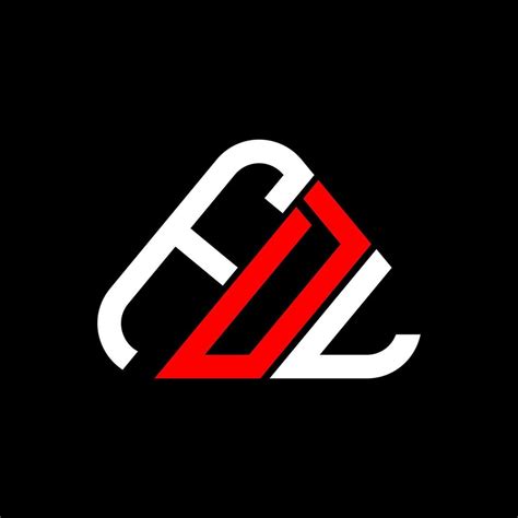 Fdl Letter Logo Creative Design With Vector Graphic Fdl Simple And