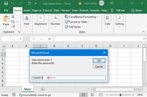 How To Set Passwords To Protect Individual Worksheets By Users In Excel