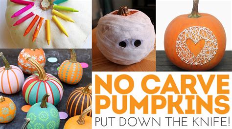 No Carve Pumpkin Decorating Ideas Sharpie Pumpkin Faces