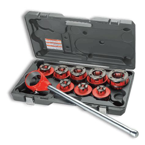 Diamond Tool Ridgid 36505 12 R Exposed Ratchet Threader Set 1 8 2