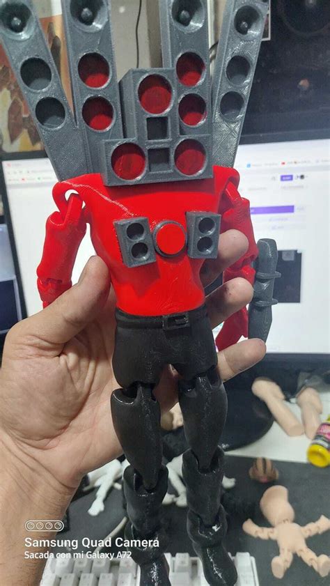 SKIBIDI TOILET TITAN SPEAKERMAN Impreso En 3D Hecho Con Una