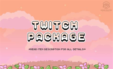 Pixel Art Animated Twitch Package Animated Overlays Animated Alerts Panels Animated Stream