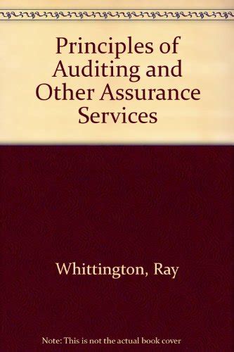 Principles of Auditing and Other Assurance Services感想レビュー 読書メーター