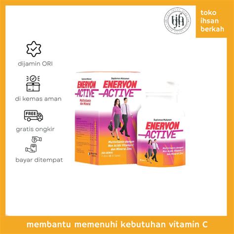 Jual Enervon Active Multivitamin Untuk Menjaga Daya Tahan Tubuh