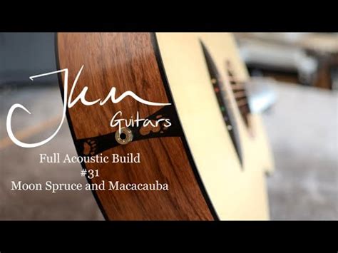 Full Acoustic Guitar Build Workshop ASMR JKM Guitars YouTube