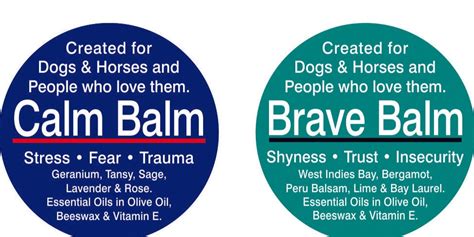 A Set Of Balms For Calm Jars Tubes Blackwing Farms