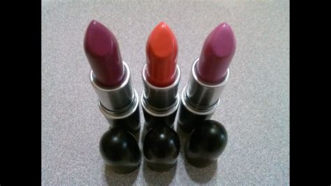 Mac Lipstick Collection A Fantasy Of Flowers Lippies W Swatches Youtube