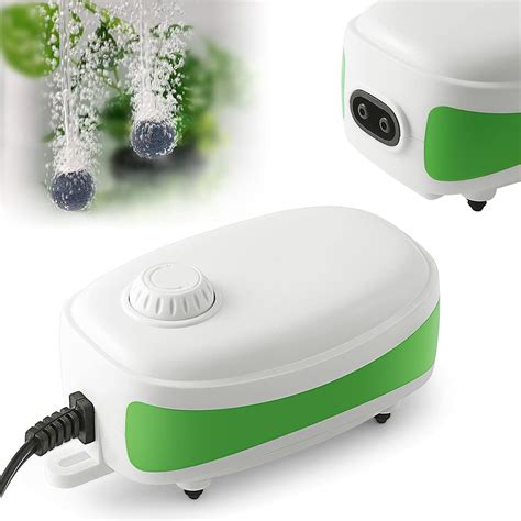 Fedour W Adjustable Aquarium Air Pump L Min Powerful And Quiet