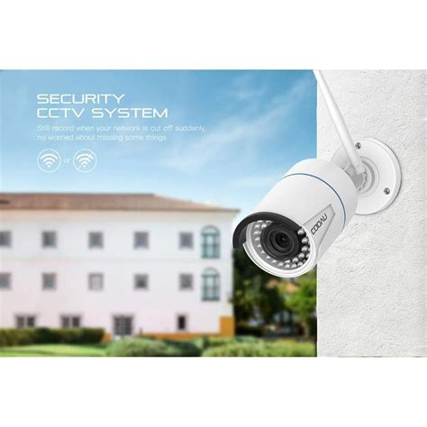 2746 Cooau Wifi Security Outdoor Ip Camera Wireless Surveillance Bullet Camera Cctv Camera