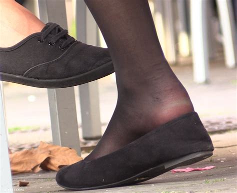 Black Nylon Foot Worship Telegraph