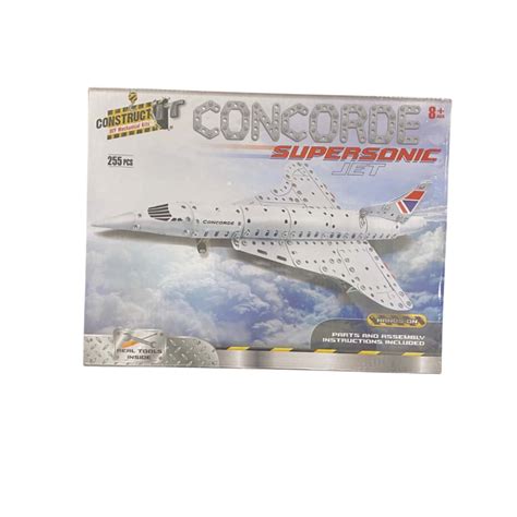 Construct It Concorde Supersonic Jet BNIB