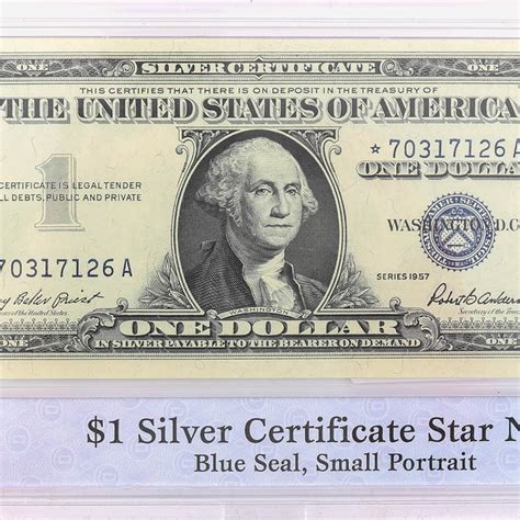 1957 $1 Silver Certificate Star Note | EBTH