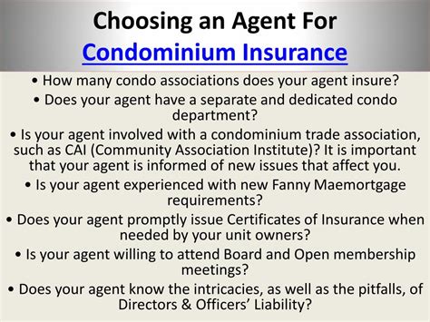 Ppt Condominium Insurance Powerpoint Presentation Free Download Id