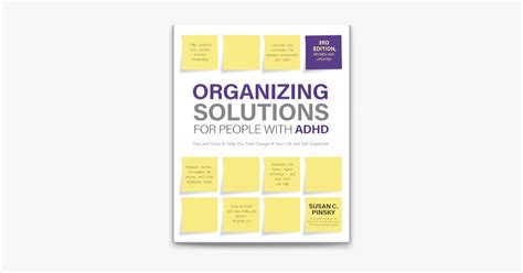 ‎organizing Solutions For People With Adhd 3rd Edition By Susan Pinsky