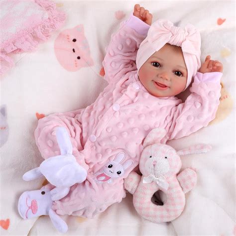 Babeside Reborn Baby Dolls Sunny 17inch Cute Soft Vinyl