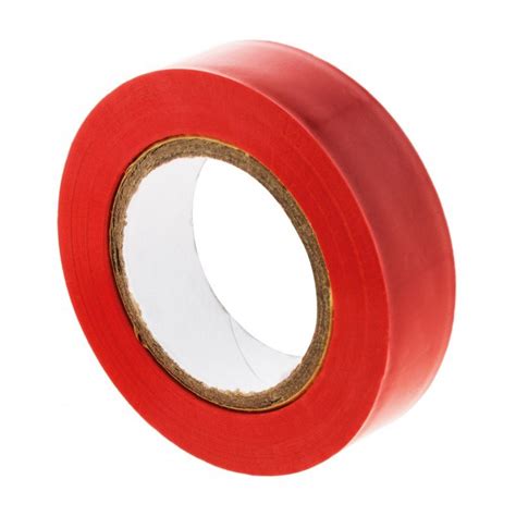 Rouleau adhésif 15mm x 10m Rouge Zenitech