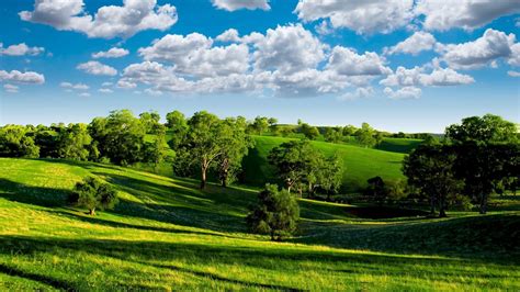 Fondos De Pantalla Valle Verde Paisaje Naturaleza Cielo Azul Nubes