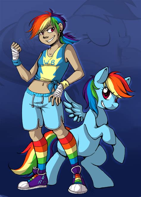 Mlp Human Rainbow Dash By Honeycane On Deviantart