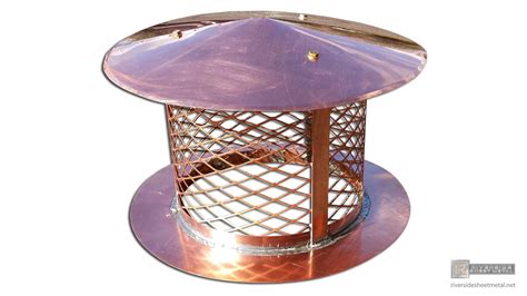 Round Individual Flue Copper Chimney Cap CH020 Chimney Cap Diy